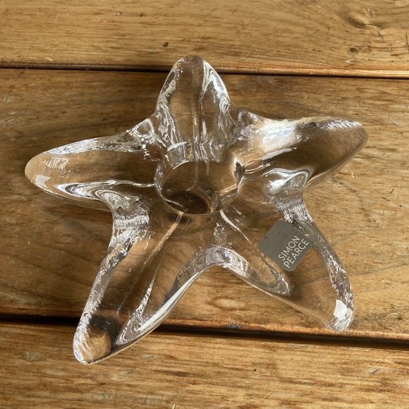 Simon Pearce Accents Simon Pearce Crystal Starfish Votive Candle